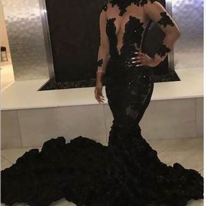 Black mermaid style PROM DRESS